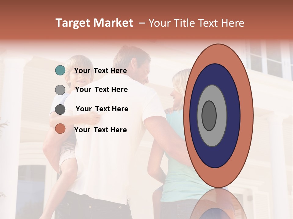 Smiling Happiness Real Estate PowerPoint Template