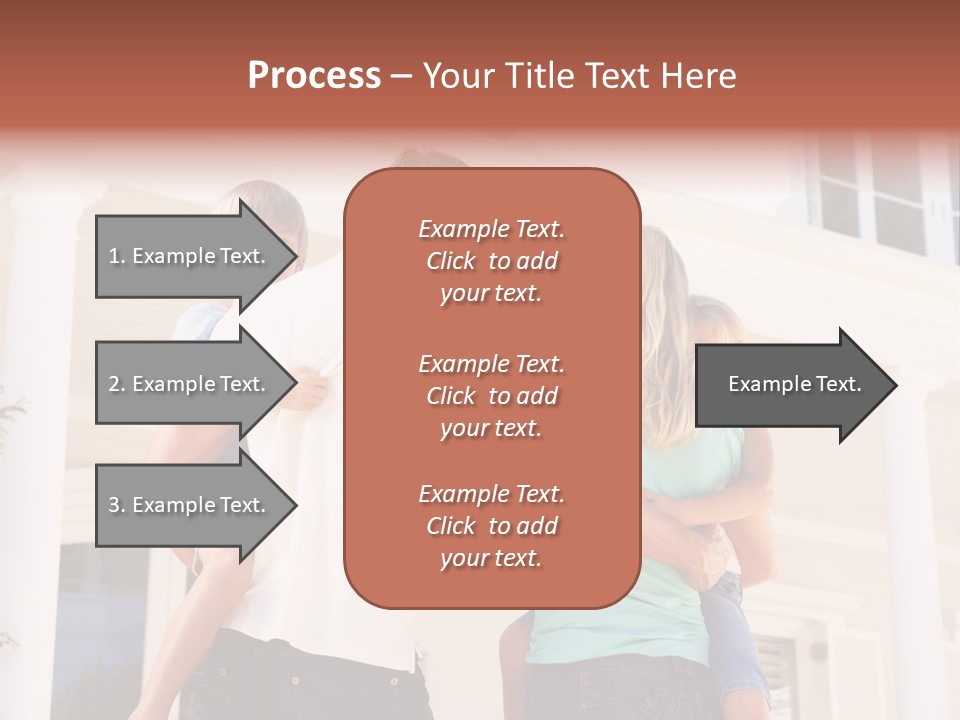 Smiling Happiness Real Estate PowerPoint Template