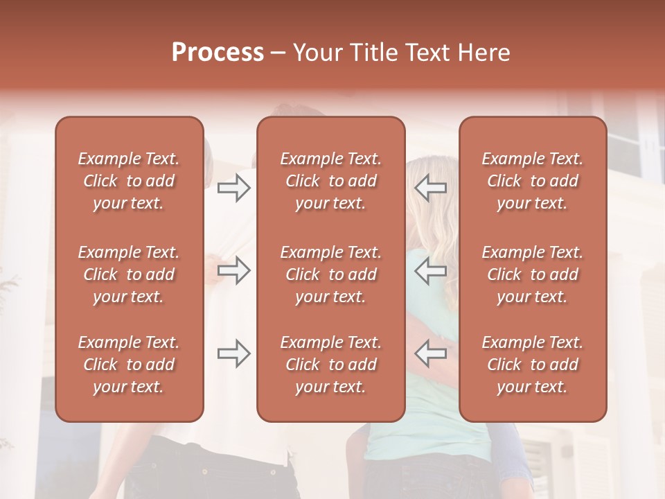 Smiling Happiness Real Estate PowerPoint Template