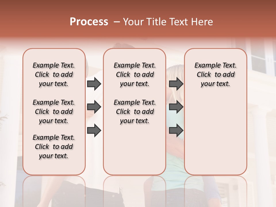 Smiling Happiness Real Estate PowerPoint Template