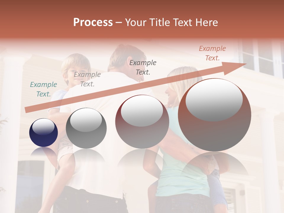 Smiling Happiness Real Estate PowerPoint Template