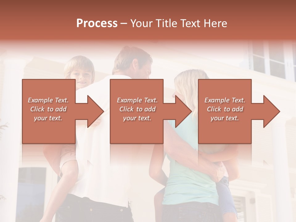 Smiling Happiness Real Estate PowerPoint Template
