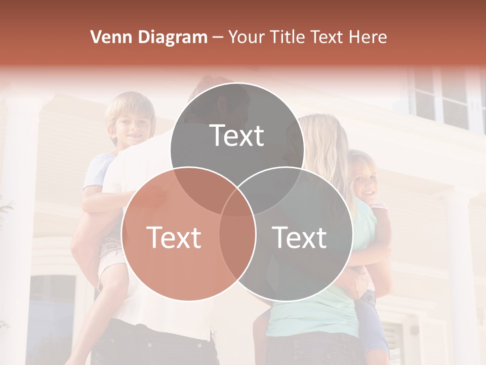 Smiling Happiness Real Estate PowerPoint Template