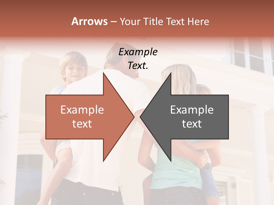 Smiling Happiness Real Estate PowerPoint Template