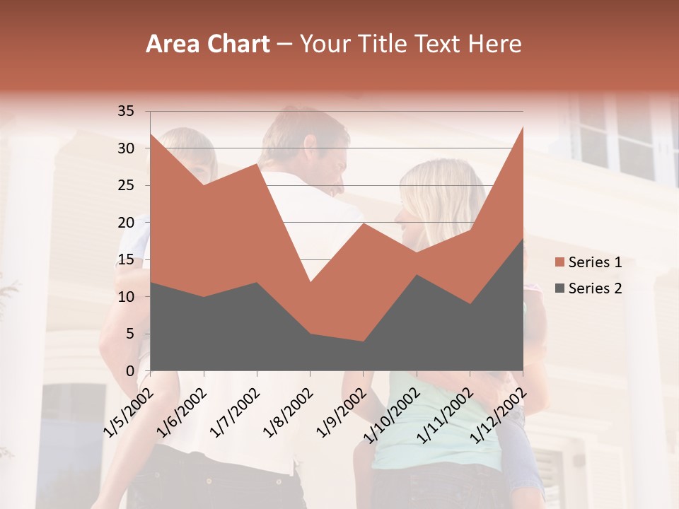 Smiling Happiness Real Estate PowerPoint Template