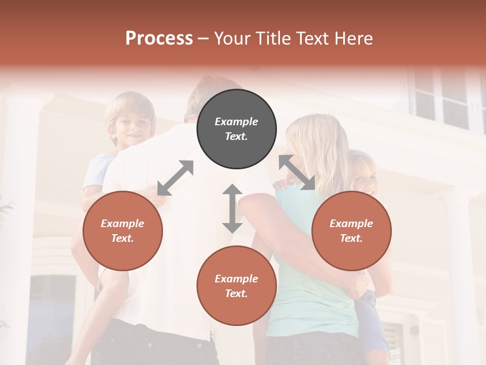Smiling Happiness Real Estate PowerPoint Template