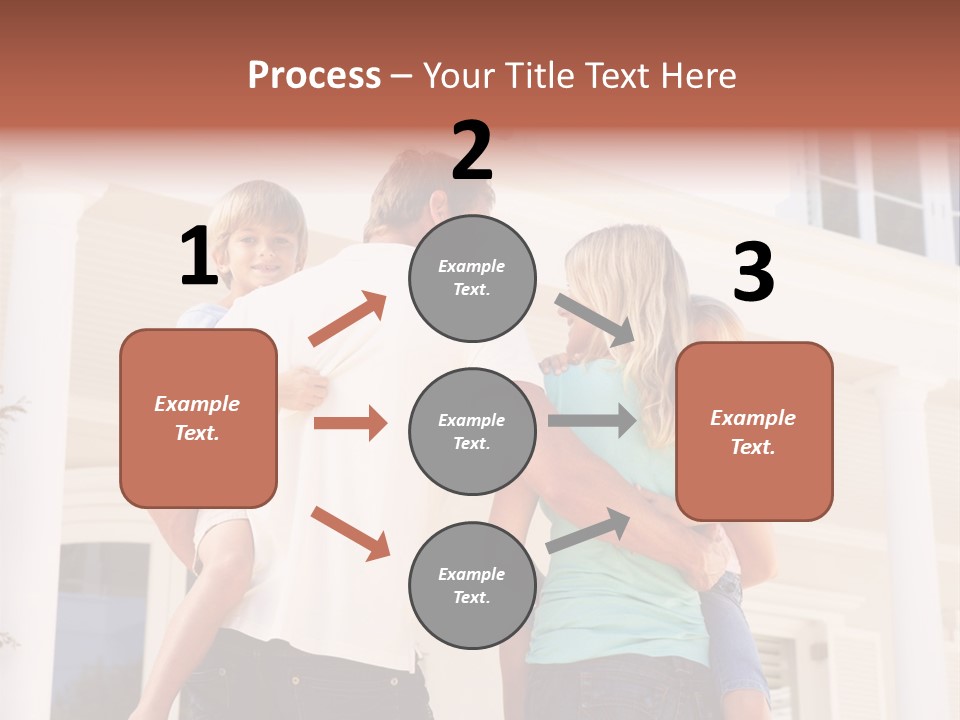 Smiling Happiness Real Estate PowerPoint Template