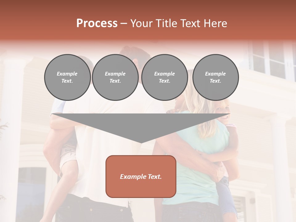 Smiling Happiness Real Estate PowerPoint Template