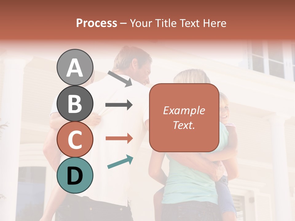 Smiling Happiness Real Estate PowerPoint Template
