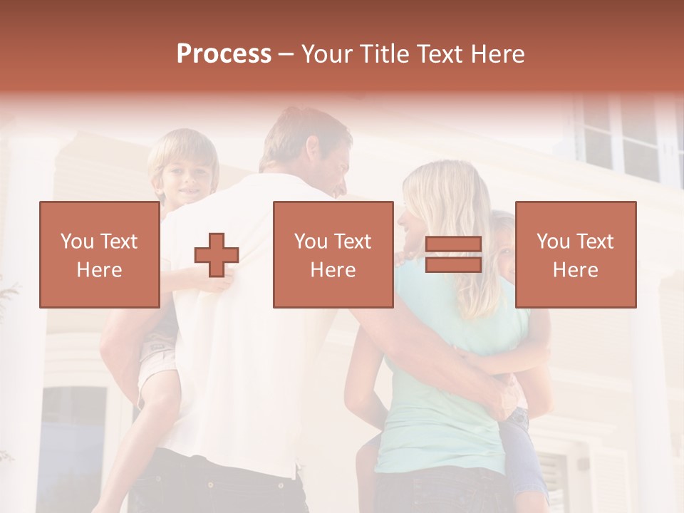 Smiling Happiness Real Estate PowerPoint Template