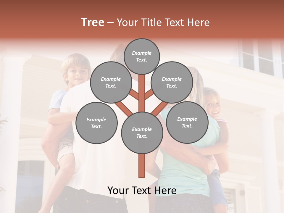 Smiling Happiness Real Estate PowerPoint Template