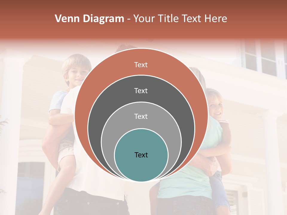 Smiling Happiness Real Estate PowerPoint Template