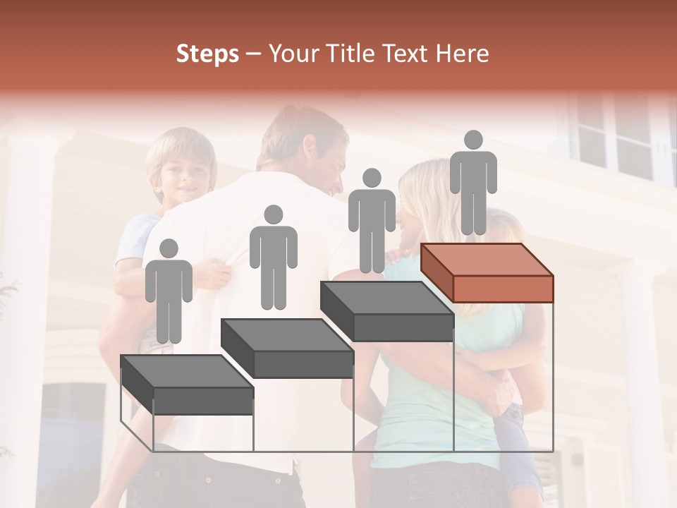 Smiling Happiness Real Estate PowerPoint Template