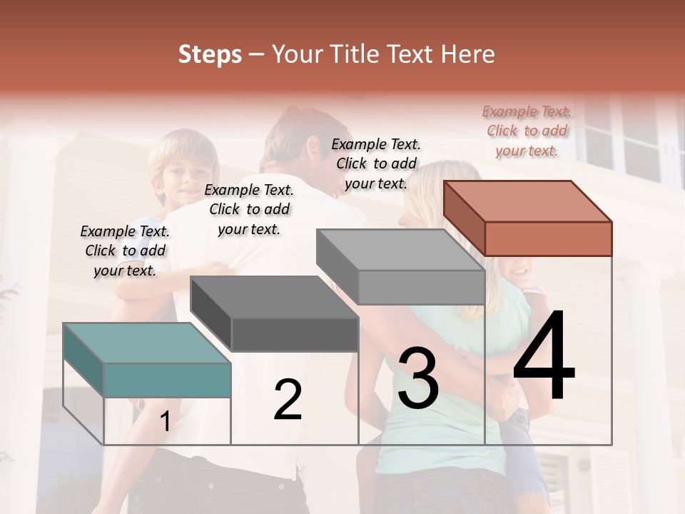 Smiling Happiness Real Estate PowerPoint Template