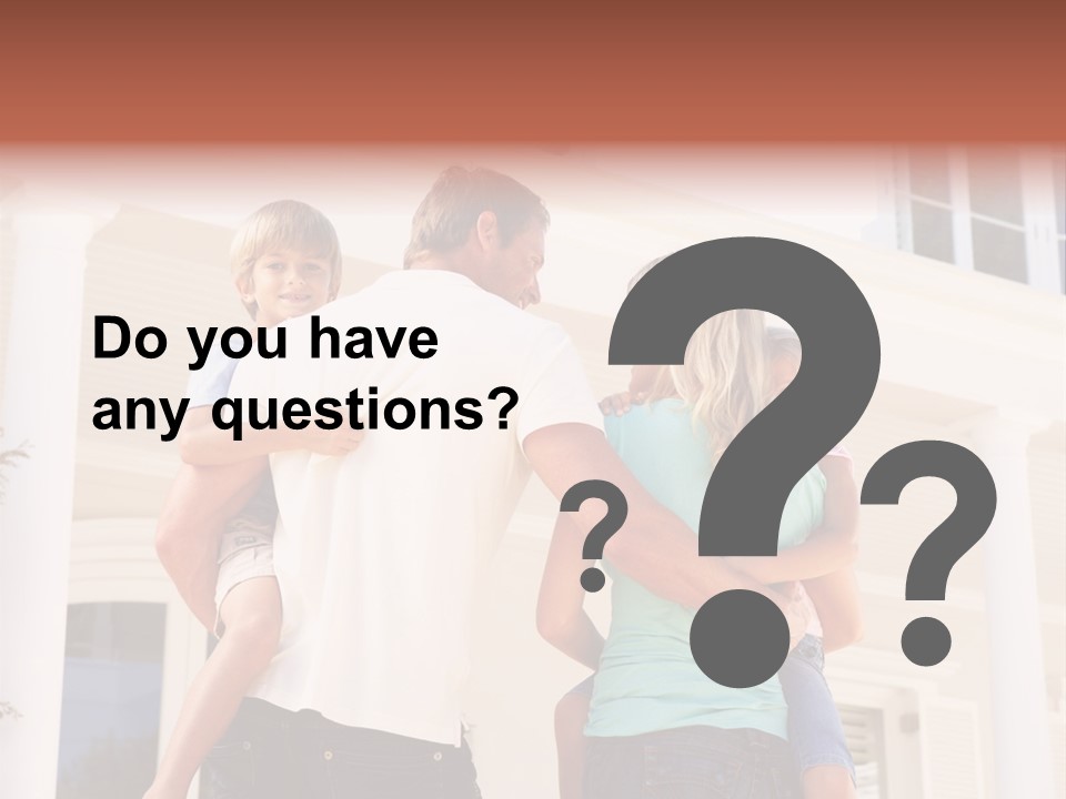 Smiling Happiness Real Estate PowerPoint Template