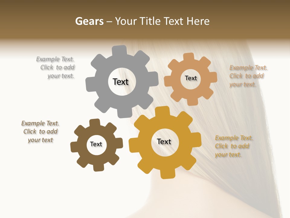 Blowing Color Eye PowerPoint Template