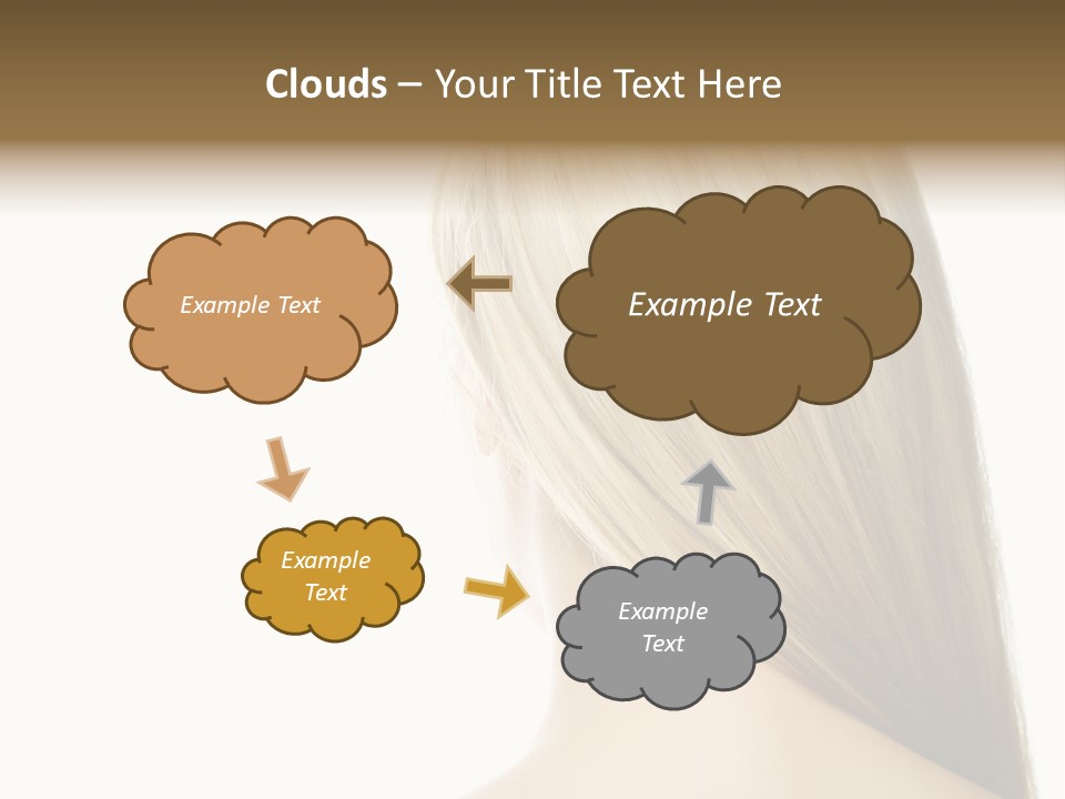 Blowing Color Eye PowerPoint Template