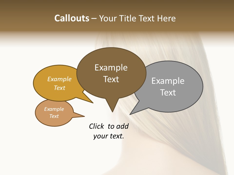 Blowing Color Eye PowerPoint Template