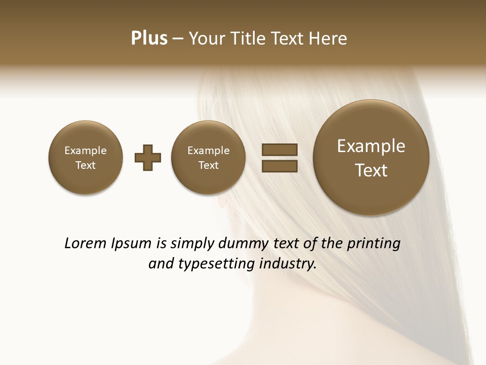 Blowing Color Eye PowerPoint Template