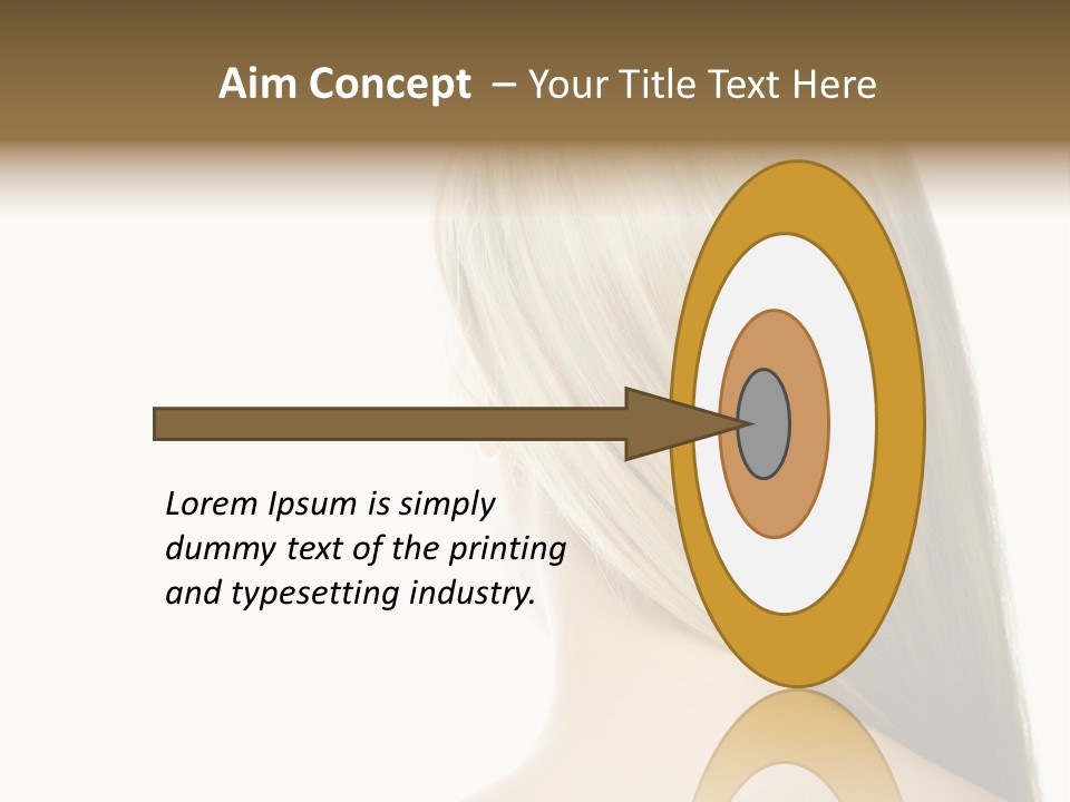 Blowing Color Eye PowerPoint Template