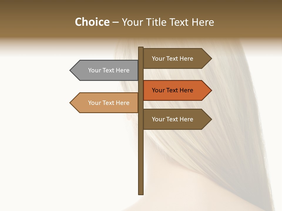 Blowing Color Eye PowerPoint Template