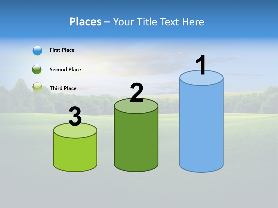 Tree Sceneary Outdoors PowerPoint Template
