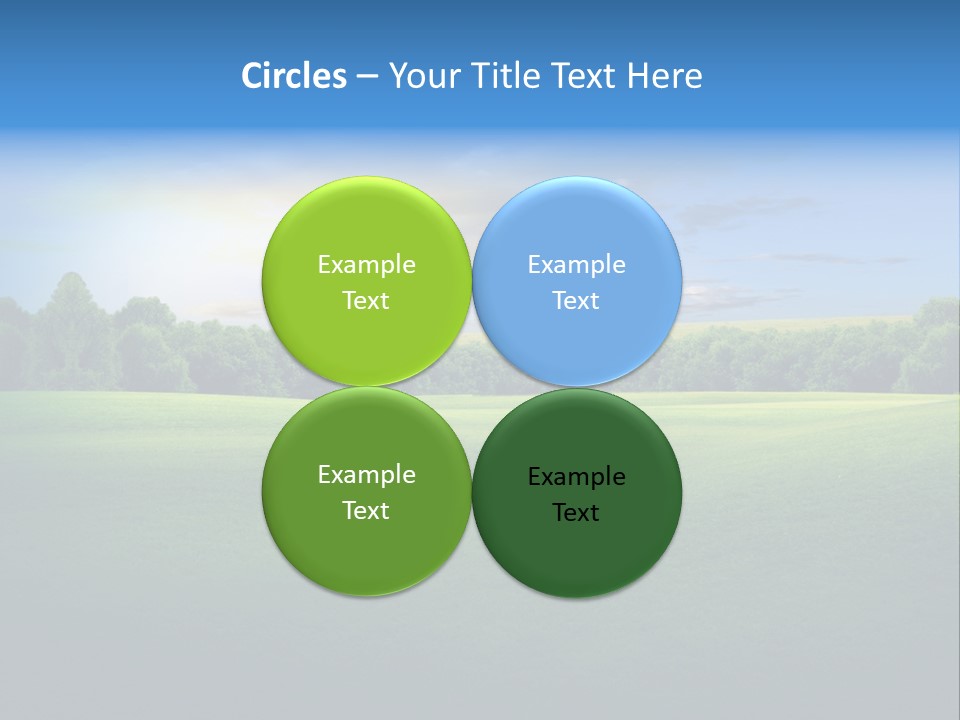 Tree Sceneary Outdoors PowerPoint Template