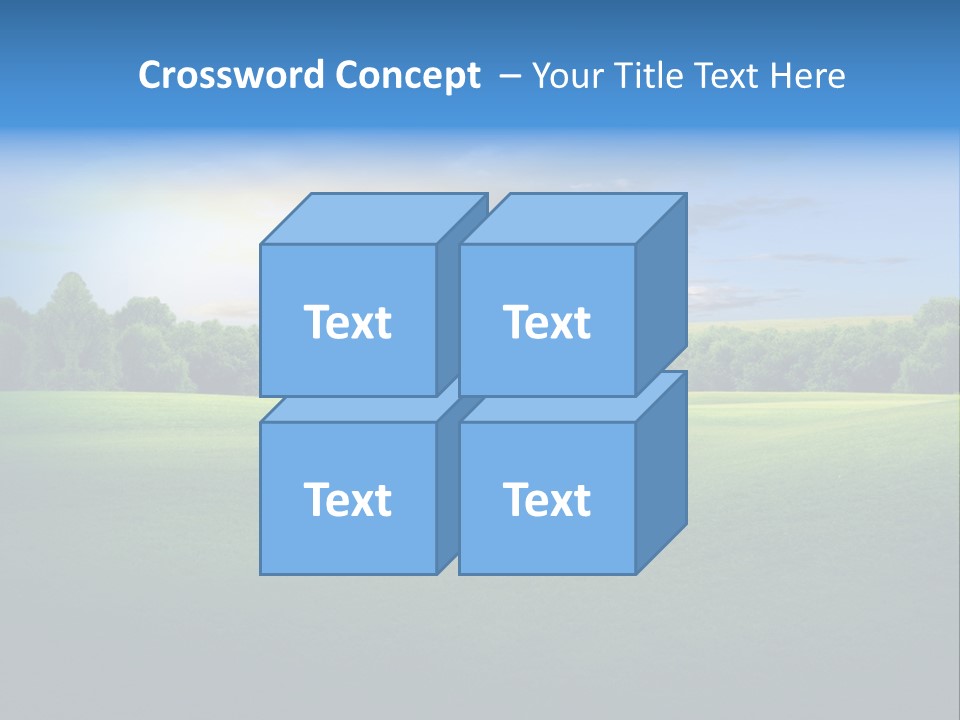 Tree Sceneary Outdoors PowerPoint Template
