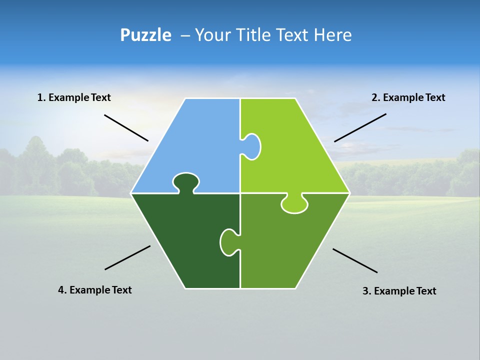 Tree Sceneary Outdoors PowerPoint Template