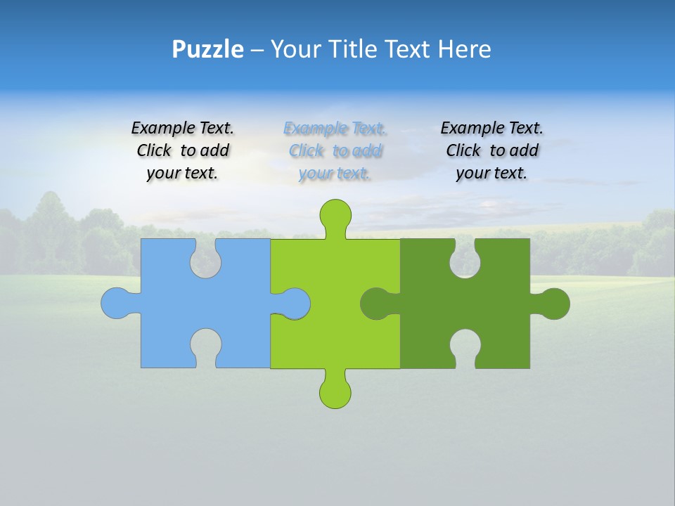 Tree Sceneary Outdoors PowerPoint Template