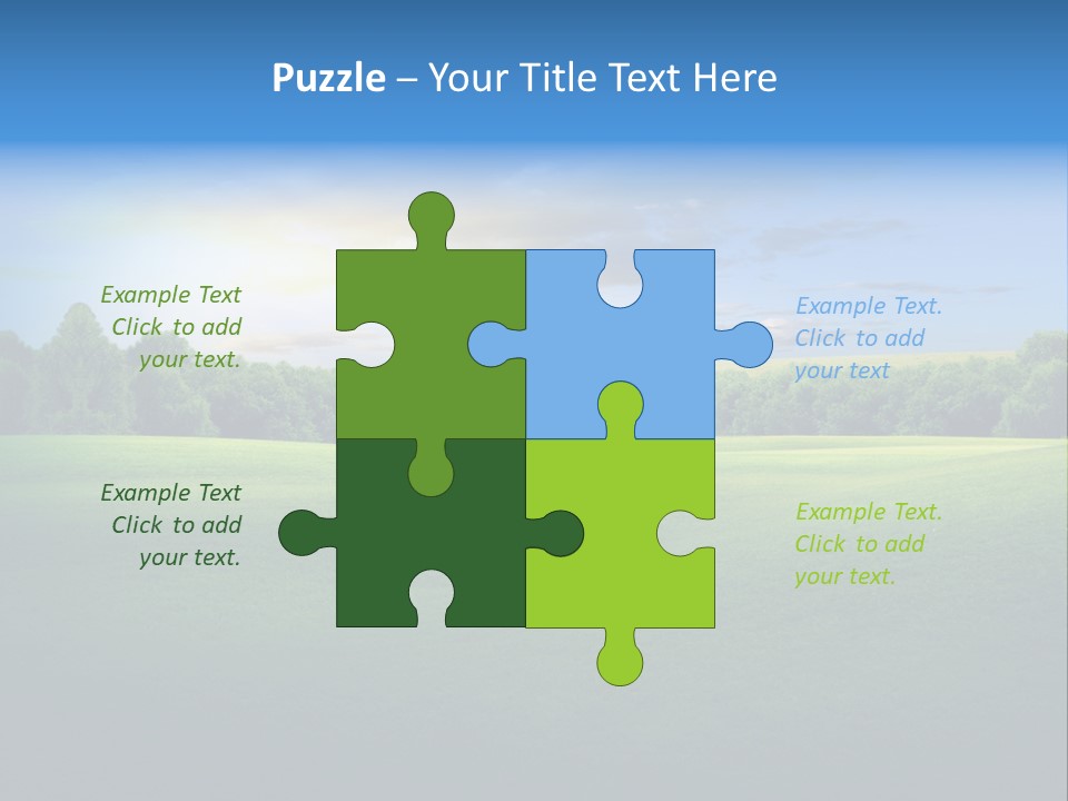 Tree Sceneary Outdoors PowerPoint Template