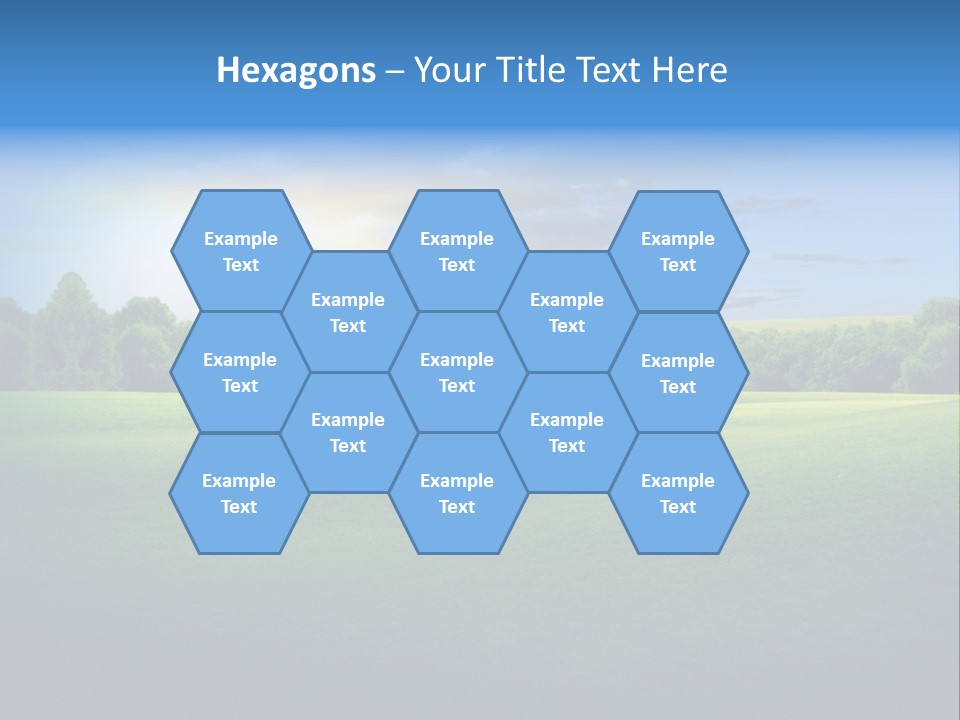 Tree Sceneary Outdoors PowerPoint Template