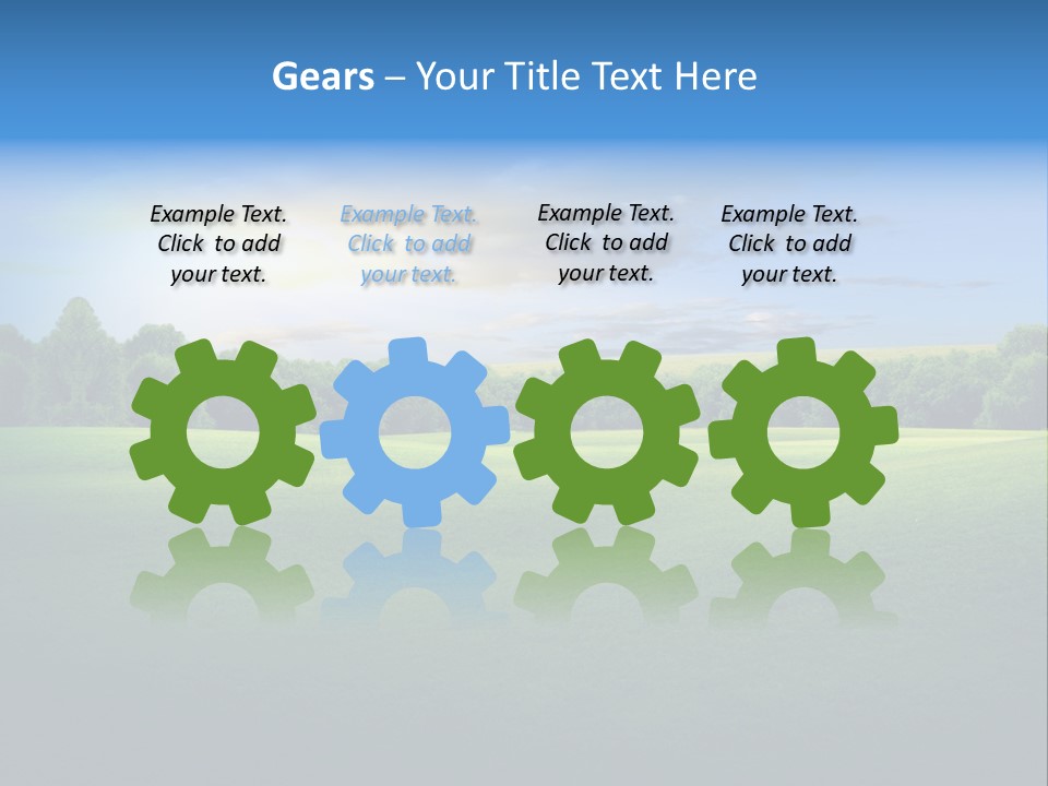 Tree Sceneary Outdoors PowerPoint Template