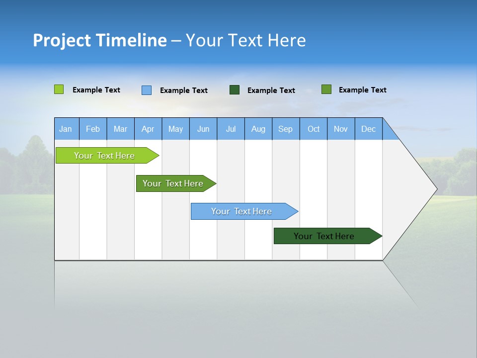 Tree Sceneary Outdoors PowerPoint Template