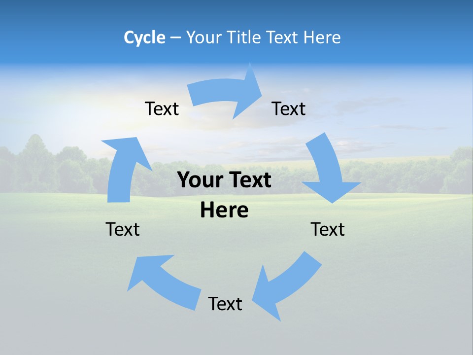 Tree Sceneary Outdoors PowerPoint Template