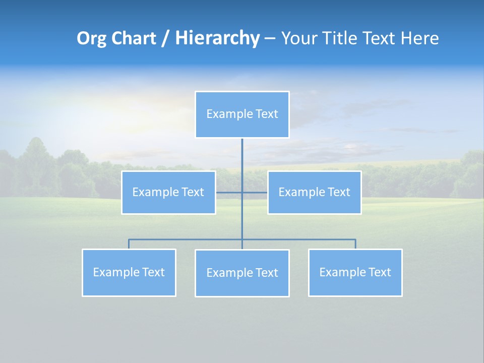 Tree Sceneary Outdoors PowerPoint Template