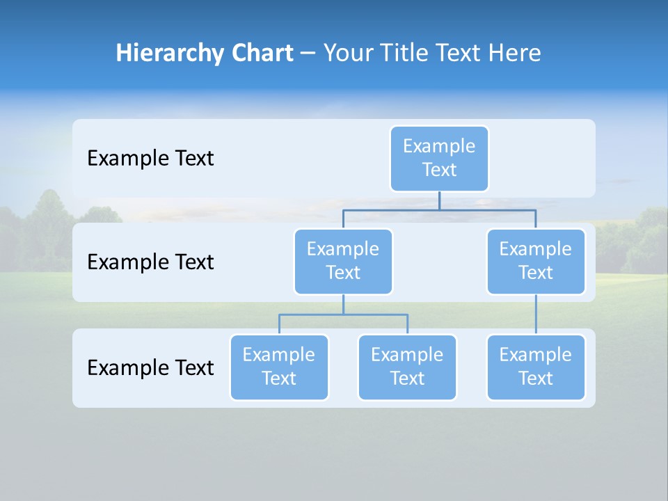 Tree Sceneary Outdoors PowerPoint Template