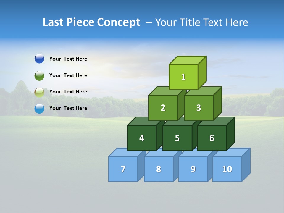 Tree Sceneary Outdoors PowerPoint Template