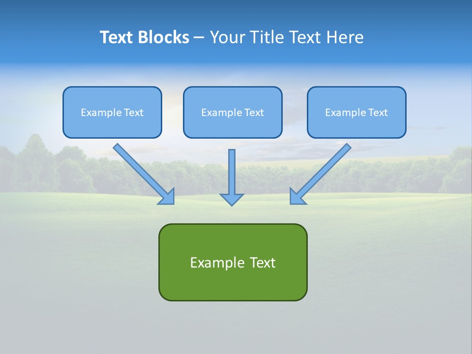 Tree Sceneary Outdoors PowerPoint Template