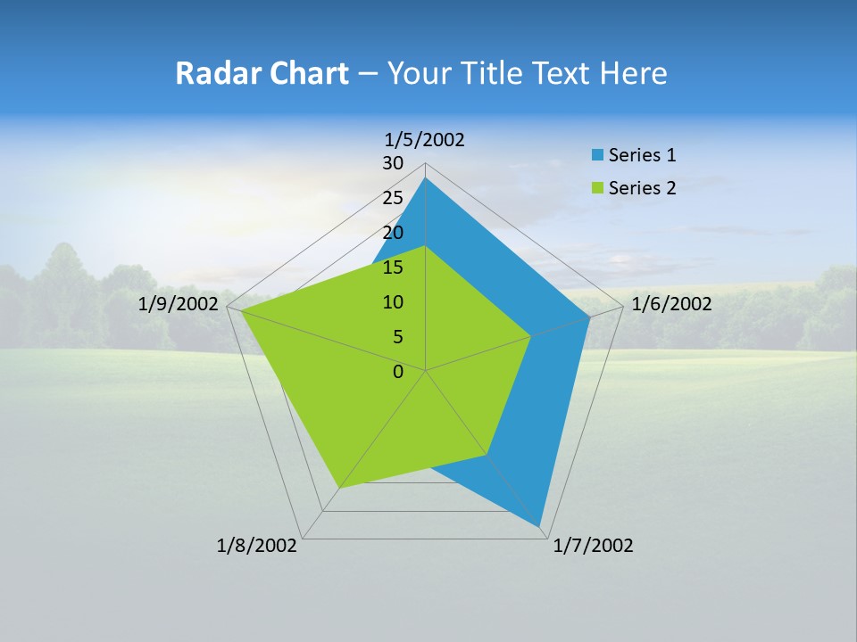 Tree Sceneary Outdoors PowerPoint Template