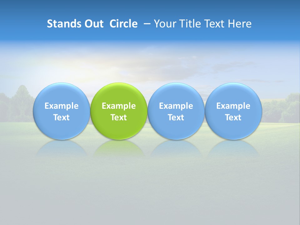 Tree Sceneary Outdoors PowerPoint Template