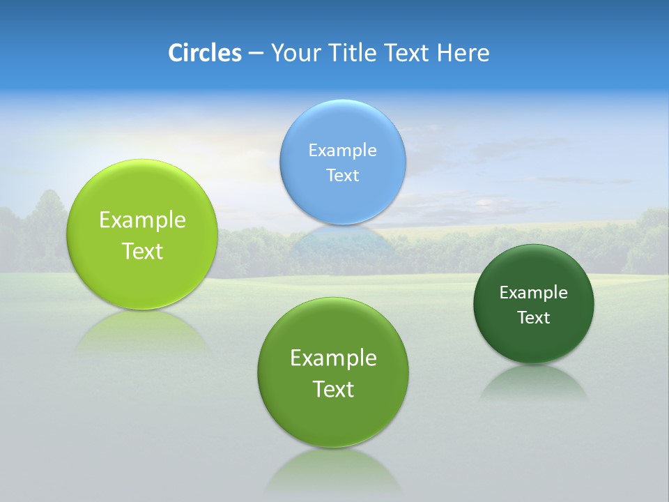 Tree Sceneary Outdoors PowerPoint Template