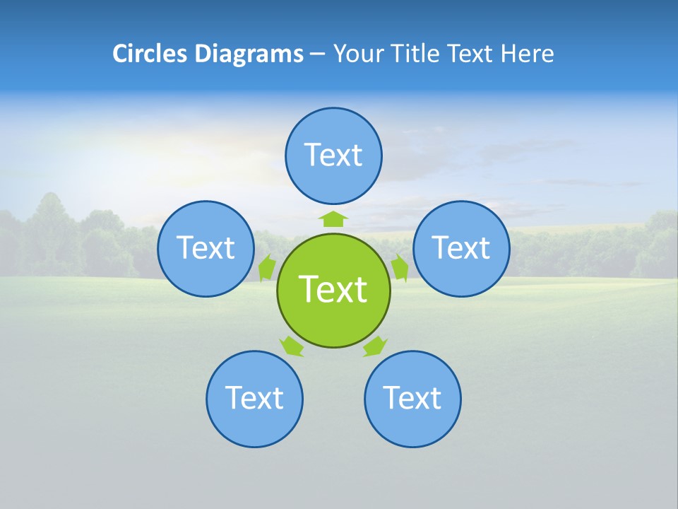 Tree Sceneary Outdoors PowerPoint Template