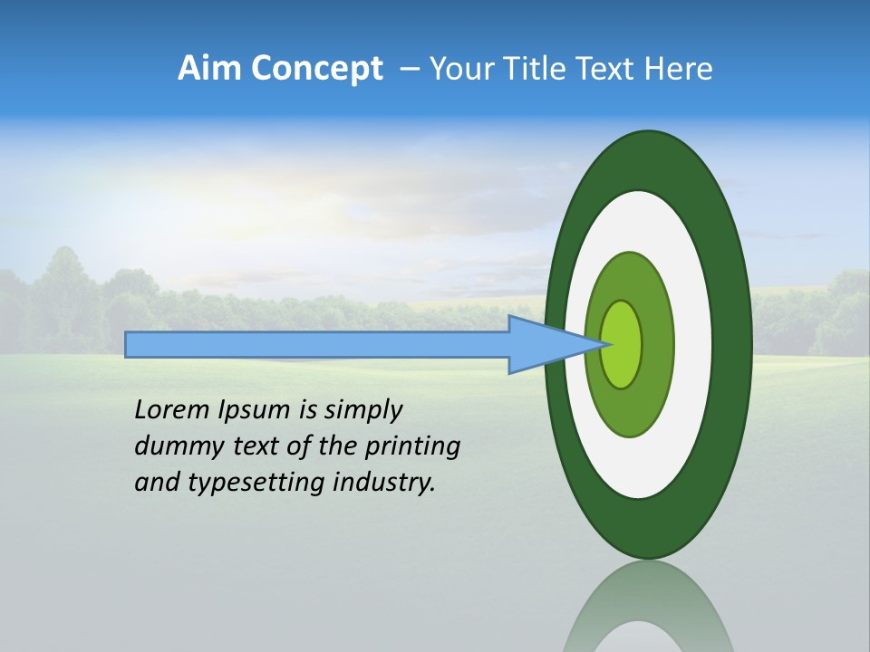 Tree Sceneary Outdoors PowerPoint Template