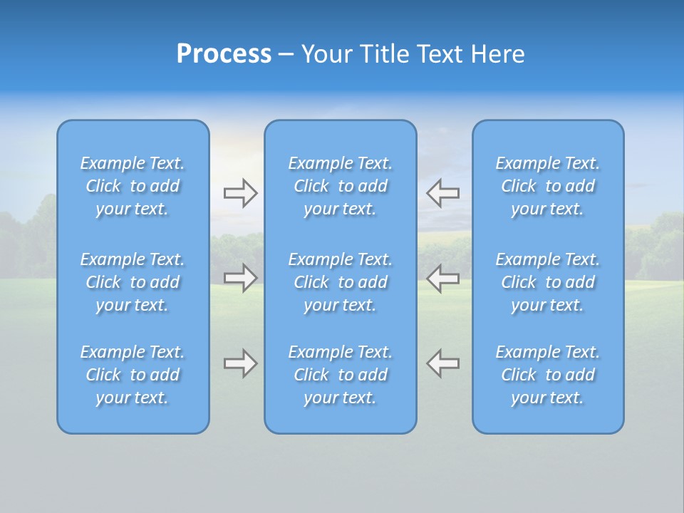 Tree Sceneary Outdoors PowerPoint Template