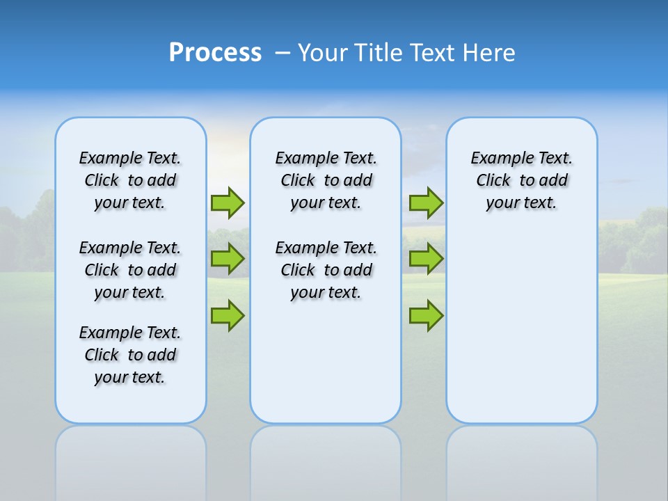 Tree Sceneary Outdoors PowerPoint Template