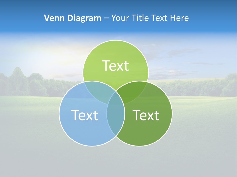 Tree Sceneary Outdoors PowerPoint Template