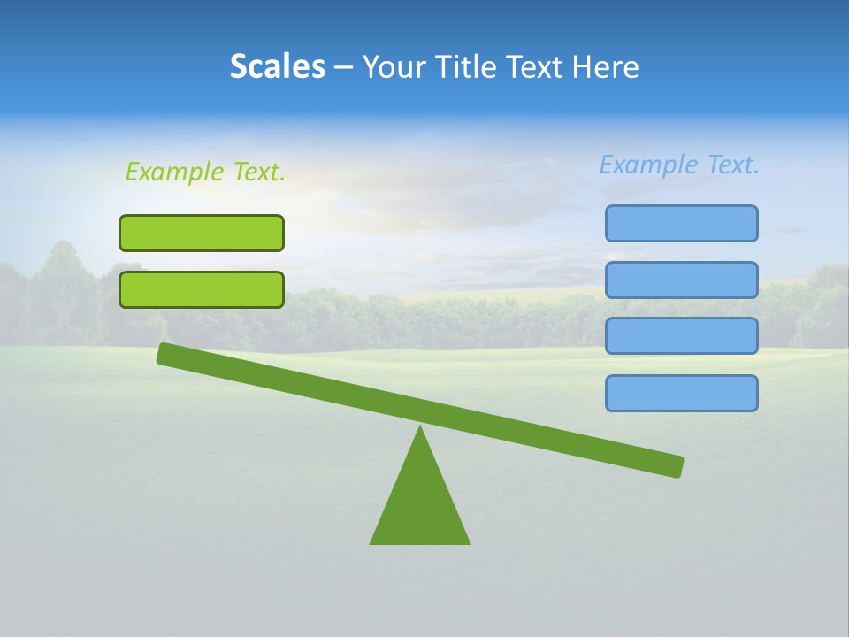 Tree Sceneary Outdoors PowerPoint Template