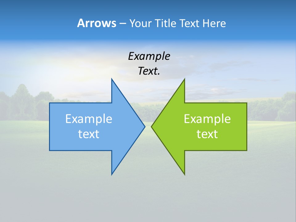 Tree Sceneary Outdoors PowerPoint Template