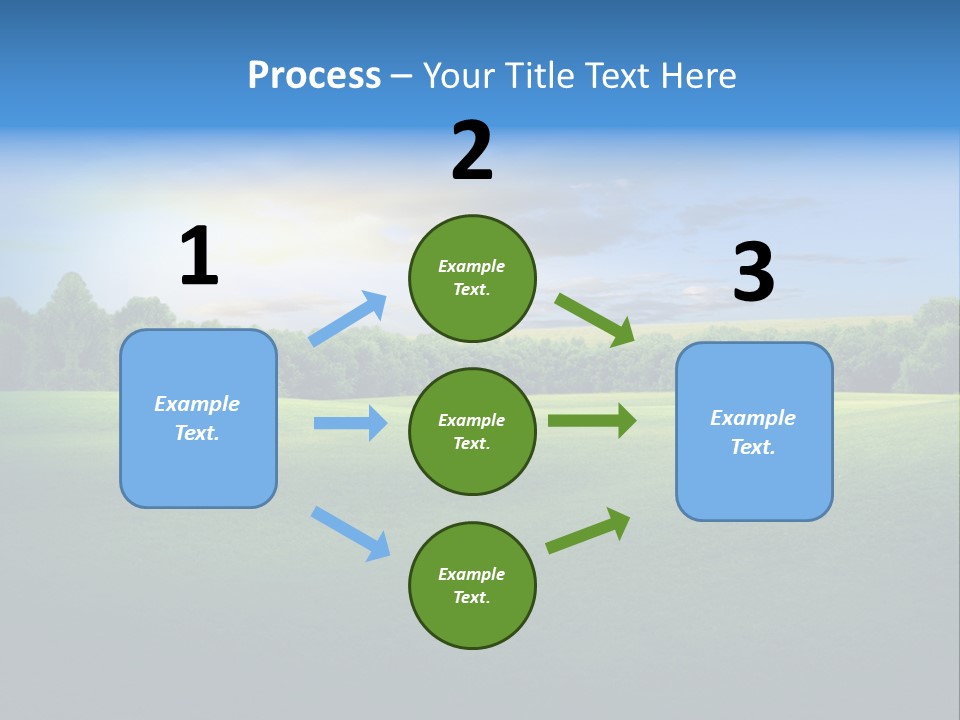 Tree Sceneary Outdoors PowerPoint Template